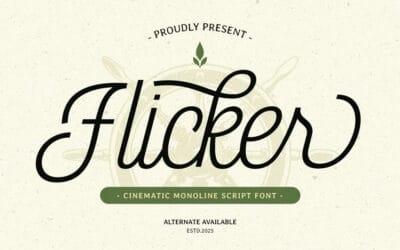 Flicker Font