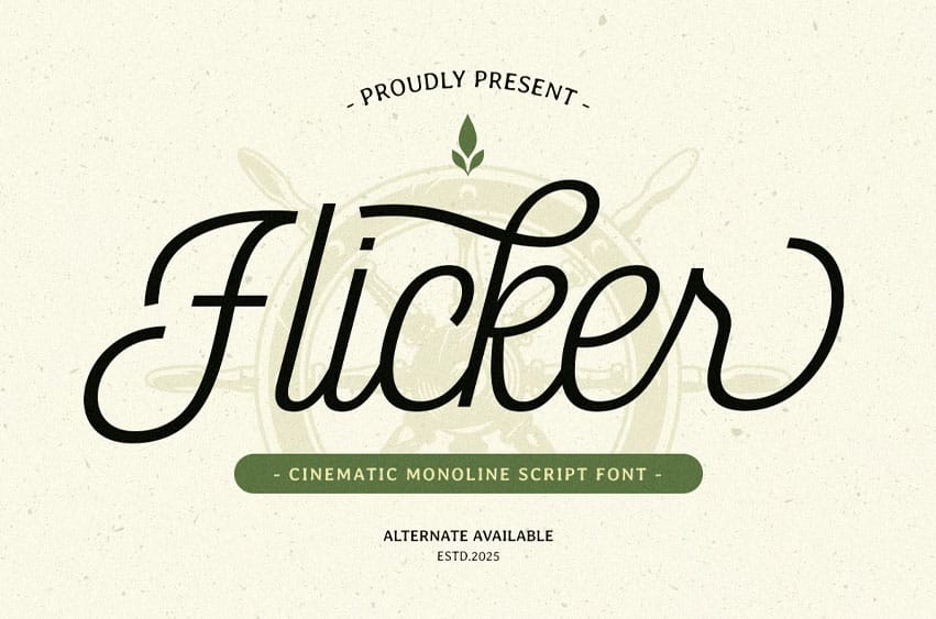 Flicker Font
