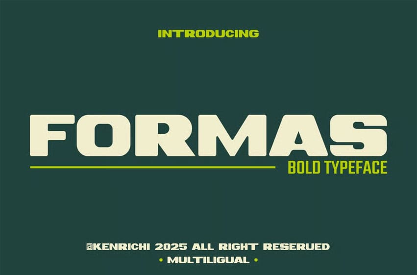 Formas Font