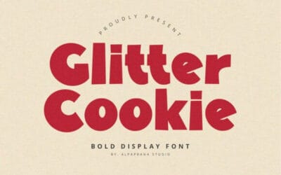 Glitter Cookie Font
