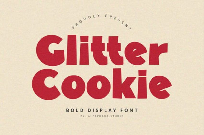 Glitter Cookie Font