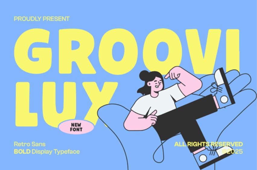 Groovilux Regular Font