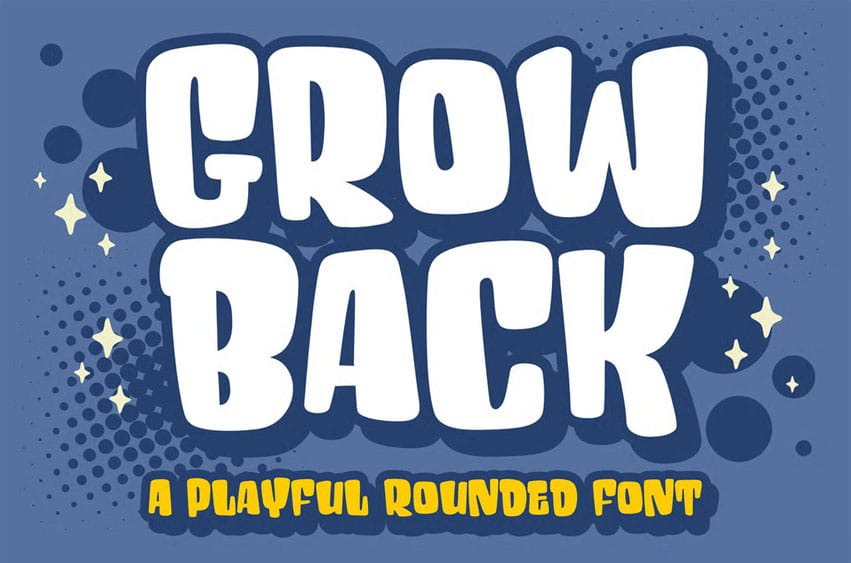 Grow Back Font