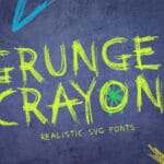 Grunge Crayon Font