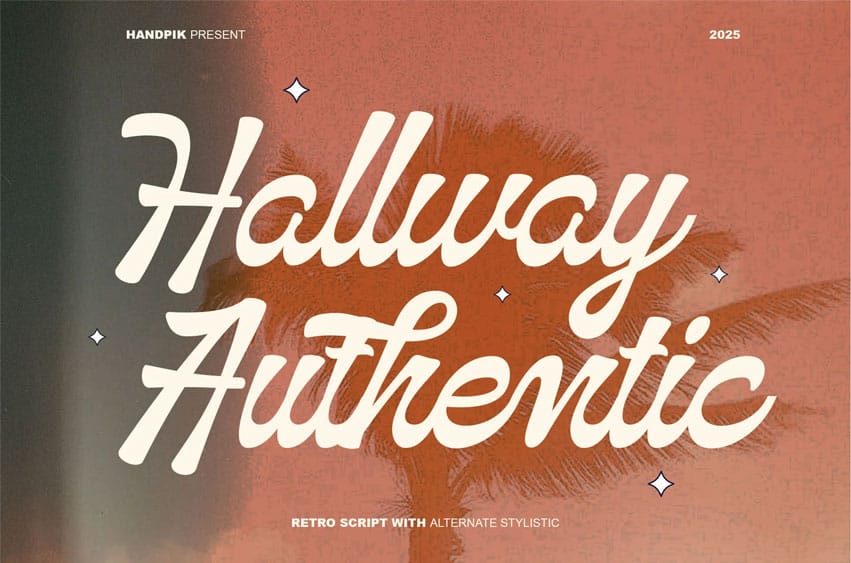Hallway Authentic Font