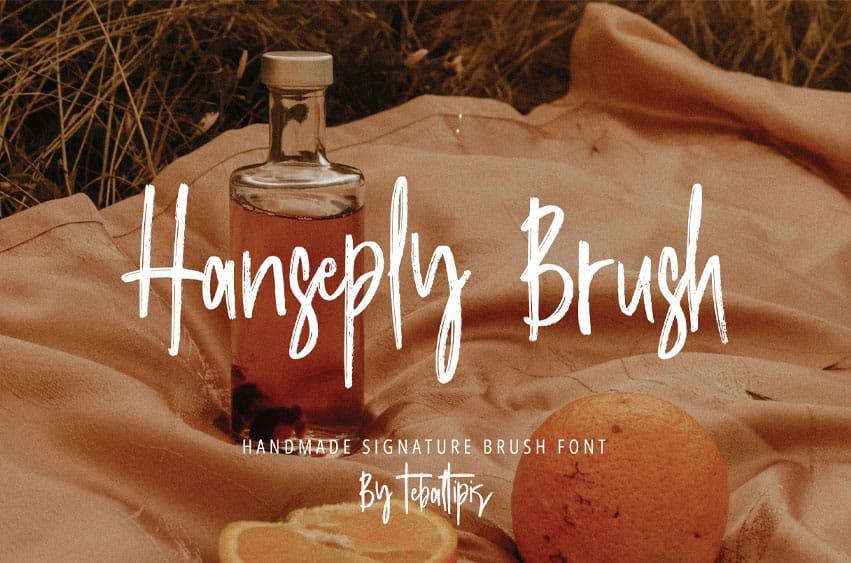 Hanseply Brush Font