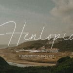 Henlopia Sign Font