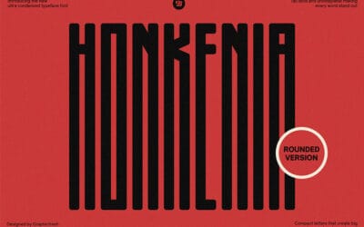 Honkenia Rounded Font