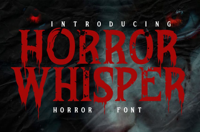 Horror Whisper Font