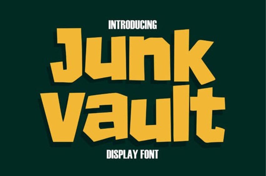 Junk Vault Font
