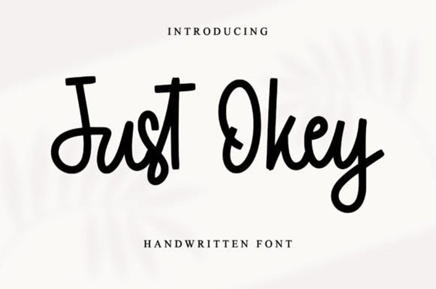 Just Okey Font