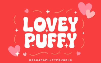 Lovey Puffy Font