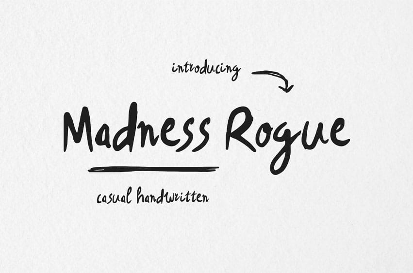 Madness Rogue Font