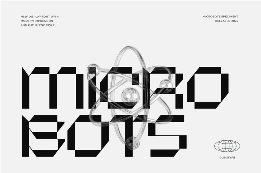 Microbots Font