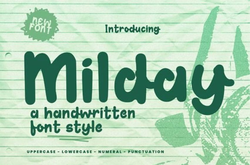Milday Font