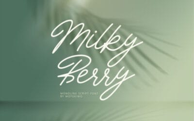 Milky Berry Font