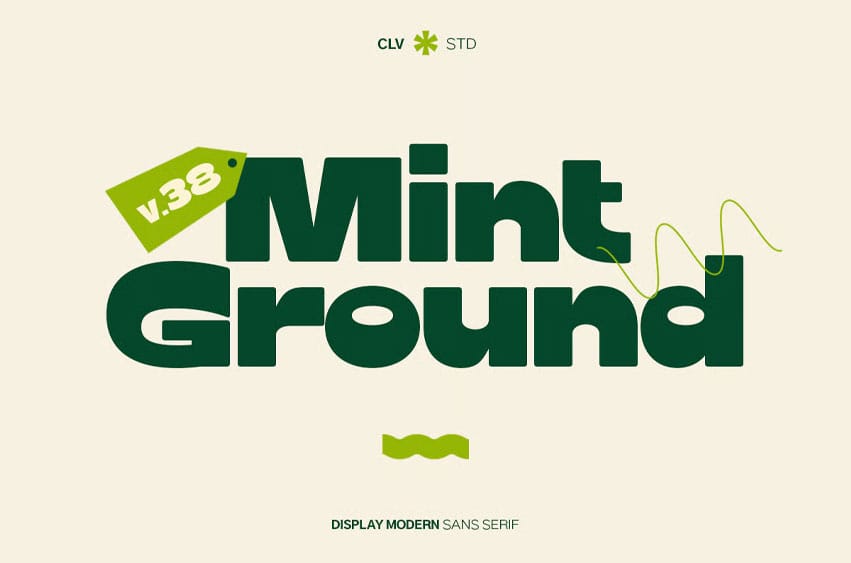 Mint Ground Font