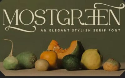 Mostgreen Font