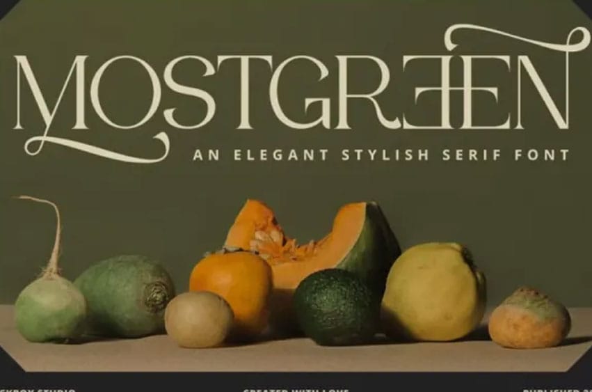 Mostgreen Font