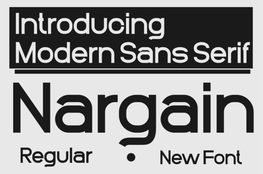 Nargain Font