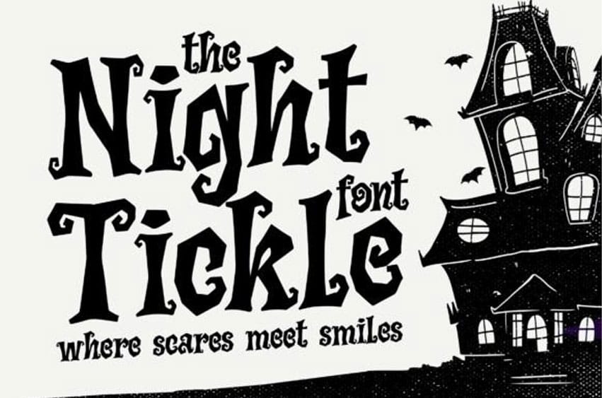 Night Tickle Font