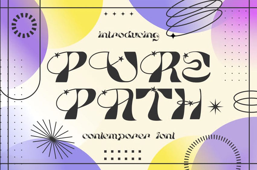 Pure Path Font