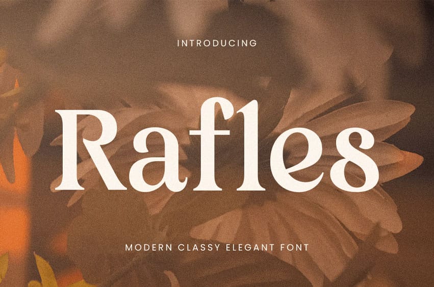 Rafles Font
