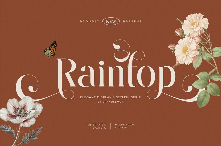 Raintop Font