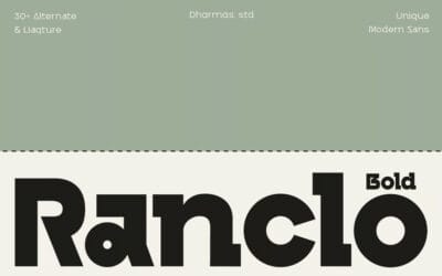Ranclo Bold Font