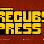 Recubs Press Font