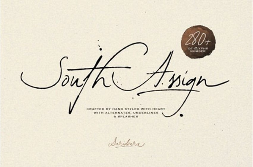 South Assign Font