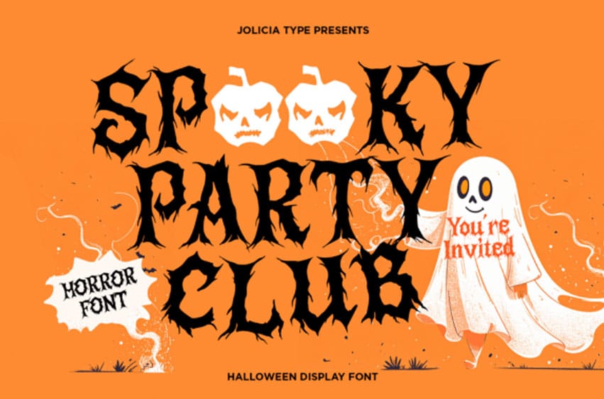 Spooky Party Club Font
