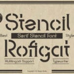 Stencil Rofigat Font