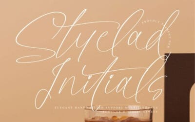 Styelad Initials Font