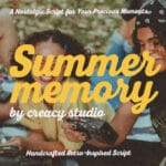 Summer Memory Font