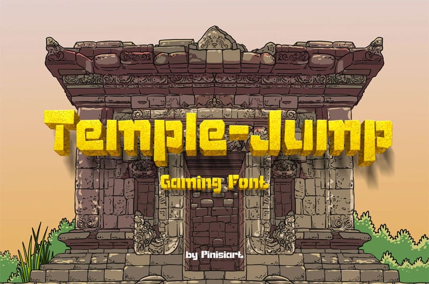 Temple Jump Font