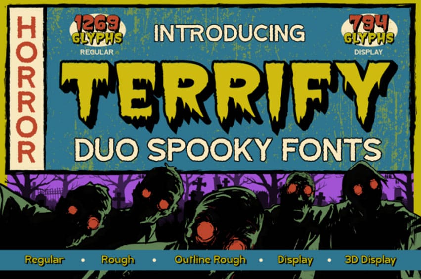 Terrify Regular Font