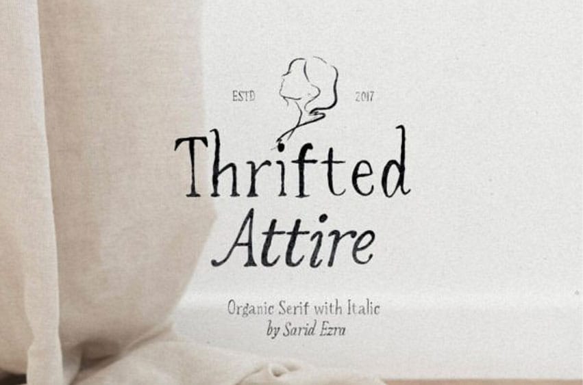 Thrifted Attire Font