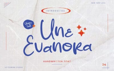 Une Evanora Font