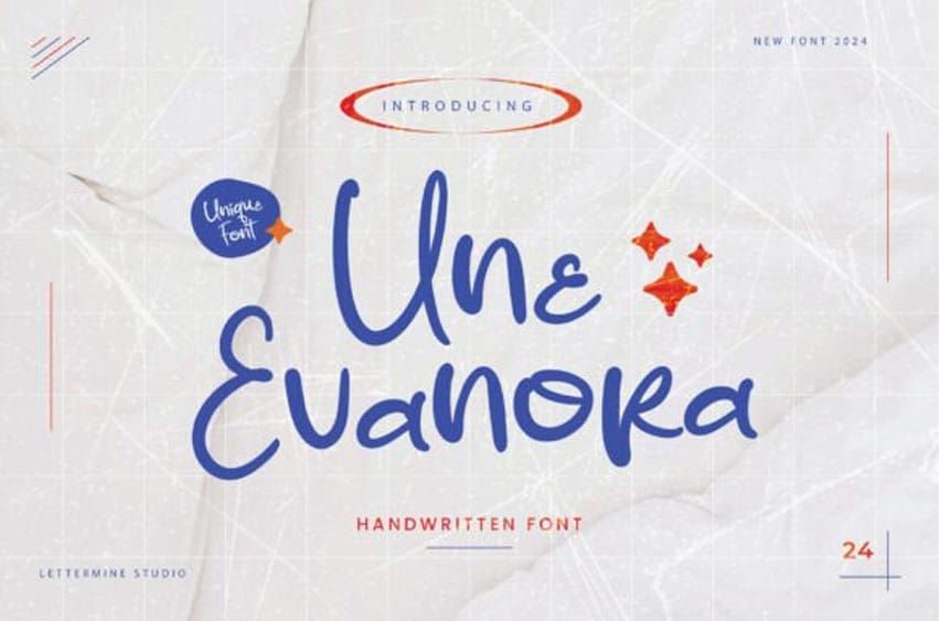 Une Evanora Font