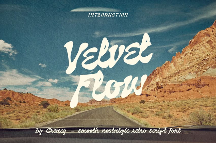 Velvet Flow Font