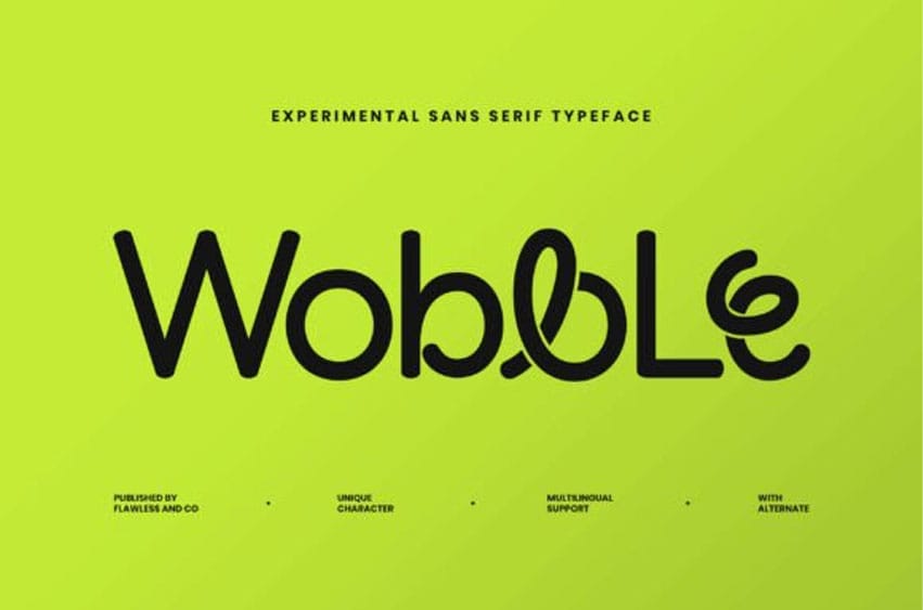 Wobble Font