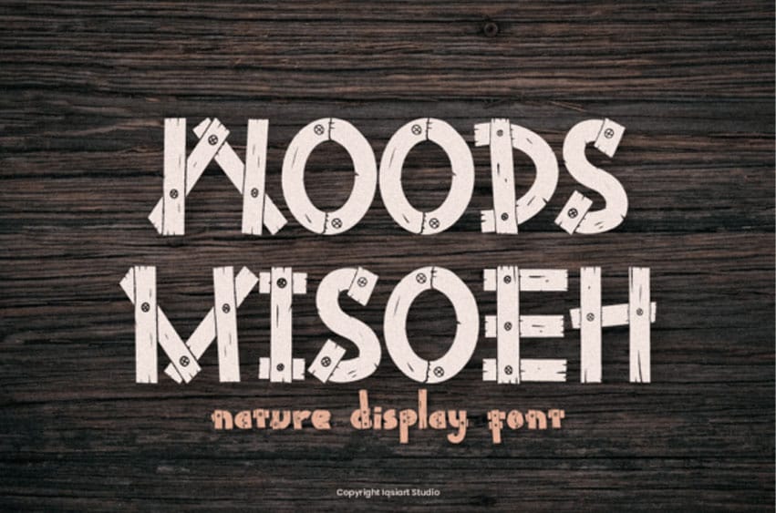 Woods Misoeh Font