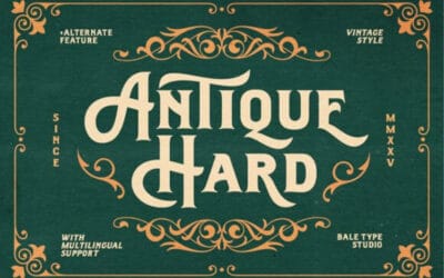 Antique Hard Font
