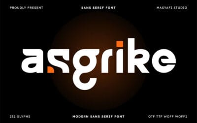 Asgrike Font