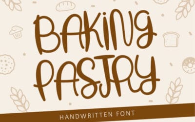Baking Pastry Font