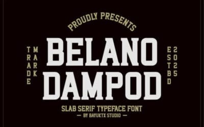 Belano Dampod Font