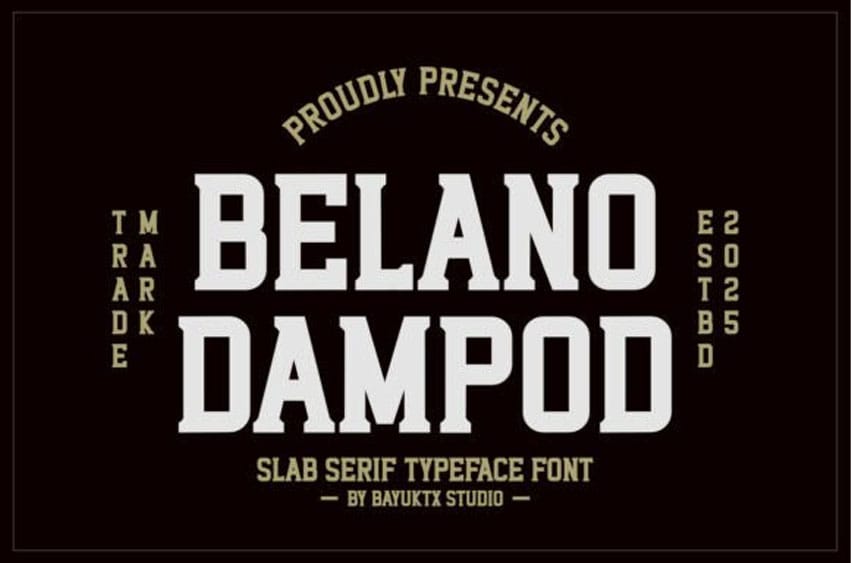 Belano Dampod Font