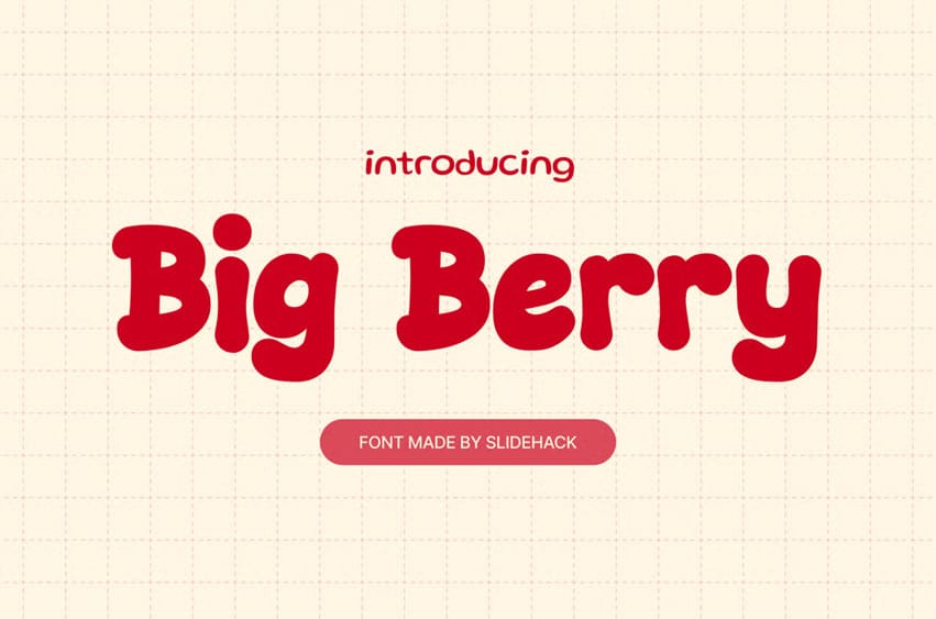 Big Berry Font