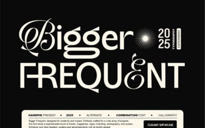 Bigger Frequent Font